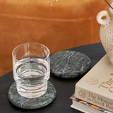 STONE COASTER SET 2 - RAINFOREST GREEN