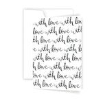 With Love Script - Card | Creeping Fig