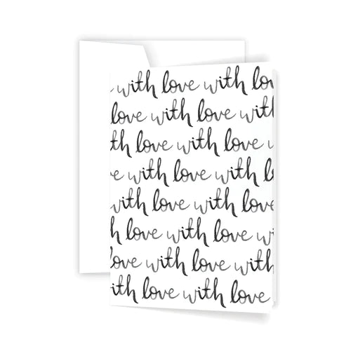 With Love Script - Card | Creeping Fig