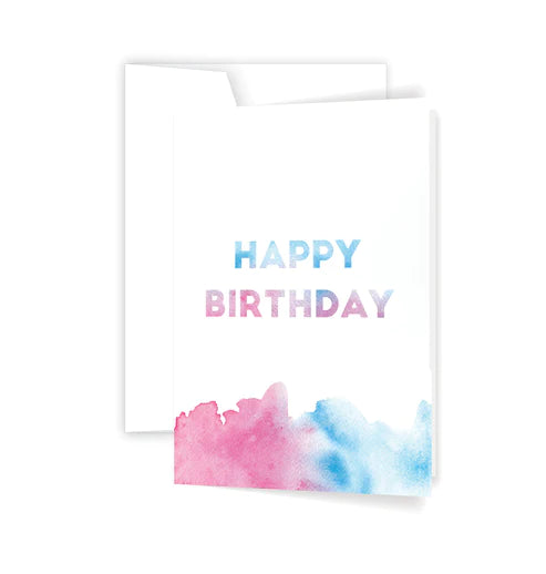 Birthday Watercolour - Card | Creeping Fig