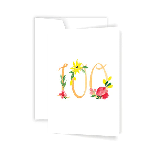 Floral 100 - Card | Creeping Fig