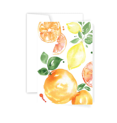 Blossoming Citrus - Card | Creeping Fig