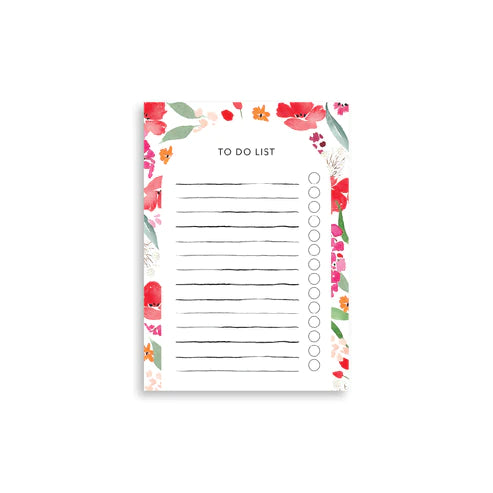 Spring To Do List Notepad | Creeping Fig