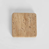 Sand Travertine Coaster Set 4