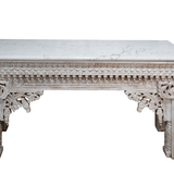 WHITE WOODEN CONSOLE | Creeping Fig